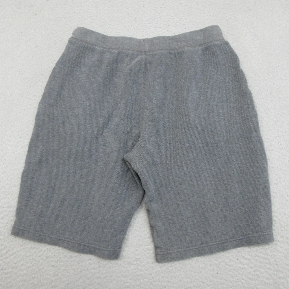 Polo Ralph Lauren Waffle Knit Lounge Short Men M Gray Thermal Drawstring Comfort